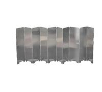CHAKEUZND camp stove windshield, Folding Wind Panels For Camp Stove Aluminum Pack Of 10
