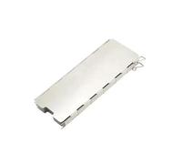 CHAKEUZND camp stove windshield, Pack Of 8 Folding Cassette Gas Stove Windshield Silver 24x8.5cm
