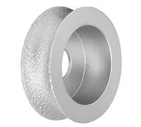 CHAKEUZND grinding wheel, Brazed Diamond Grinding Wheel Concave For Stone Ceramic 7.3 Cm Diameter 1.0-2.5 Cm Height(Concave Grinding Wheel 2.0)