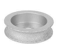 CHAKEUZND grinding wheel, Brazed Diamond Grinding Wheel Concave For Stone Ceramic 7.3 Cm Diameter 1.0-2.5 Cm Height(Concave grinding wheel 1.5)