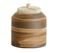 CHAKEUZND Pet Coffin， Ceramic Memorial Urn For Human Ashes Keepsake Sharing Size 7.6x9.5cm Gift Packaging(Ordinary Packaging)