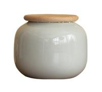 CHAKEUZND Pet Coffin， Multicolor Ceramic Urns Serve As Human Ashes Memorial Keepsake(Grey)