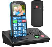 CHAKEYAKE 4G Senior Mobile Phone without Contract with Large Buttons, Seniors Mobile Phone with USB-C, 1.7 Inch LCD, Pensioner Mobile Phone Large Button Mobile Phone with SOS Function, Torch, Charging