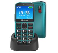 CHAKEYAKE Mobile Phone for Elderly Easy to Use Basic Cell Dual Sim Free Unlocked Senior Mobile Phone with SOS Emergency Button, Charging Dock, Hearing Aid Compatible (HAC)-Green