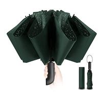 Chakipee Conlun Compact Umbrella Windproof Strong - Automatic Windproof Inverted Umbrellas for Men and Women, 210T Fabric 105cm Span, 10 Large Ribs Blue Umbrella 27 inch