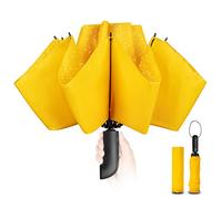 Chakipee Conlun Compact Umbrella Windproof Strong - Automatic Windproof Inverted Umbrellas for Men and Women, 210T Fabric 105cm Span, 10 Large Ribs Blue Umbrella 27 inch