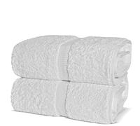 Luxury Spa and Hotel Quality Premium TurkishTowel Set (2-Piece Bath Sheet Towel (35''x70''), White)