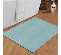 chakme Bathroom Rug 60 x 90 cm Non-Slip Bath Mat with Rubber Backing Bath Mat Non-Slip Washable Bath Mat Bathroom Shower Mat Blue