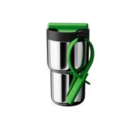 CHAKO LAB Stainless Steel Insulated Water Bottle with Two Drinking Ways | Twist Tumbler BPA-Free Leak-Proof | 17 oz Bottle with Ceramic coating | Sliver