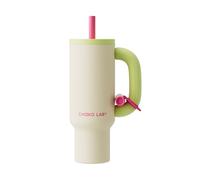 CHAKOLAB BaWangCup Insulated Water Bottle drinkware Green Tumbler 1000ml | Ceramic Liner