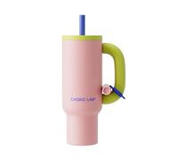 CHAKOLAB BaWangCup Insulated Water Bottle drinkware Pink＆Green Tumbler 1000ml | 316 Stainsteel Liner