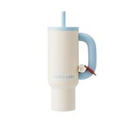 CHAKOLAB BaWangCup Insulated Water Bottle drinkware White＆Blue Tumbler 1000ml | 316 Stainsteel Liner