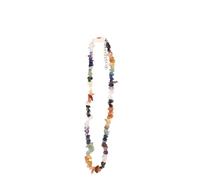 Chakra Balancing Jewelry, Multi-Colored Natural Gemstone Necklace, Bracelet or Earrings for Reiki Healing and Meditation (Necklace)