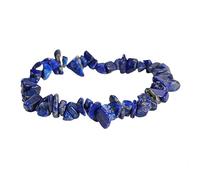 Chakra Bracelet,Natural Irregular Gravel Crystal Bracelets Reiki Elastic Crystal Bangle Jewelry for Women Men Christmas Birthday Gifts Lapis Lazuli