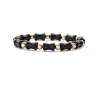 Chakra Bracelets for Women,Niche Design 8Mm Natural Gemstone Stone Crystal Bamboo Joint Relief Reiki Yoga Elastic Beaded Bracelets,Energy Jewellery for Women Men Blue Sand