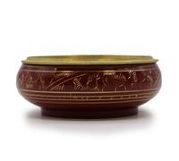 Chakra Charcoal Incense Jar - Root KDMD Maroon One Size