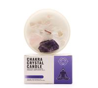 Ancient Wisdom Chakra Gemstone Candles: Radiate Energy, Enhance Meditation, and Align Your Chakras with This Thoughtful Gift (Third Eye Chakra)
