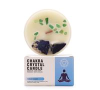 Ancient Wisdom Chakra Gemstone Candles: Radiate Energy, Enhance Meditation, and Align Your Chakras with This Thoughtful Gift (Throat Chakra)