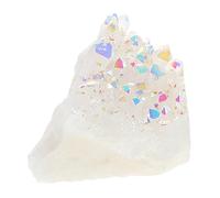 Chakra Crystal Cluster Raw Gemstone for Balancing Yoga Home Decor Air Irregular Decorative Stones for Office Wellbeing