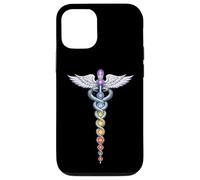 Chakra Energy Caduceus Design - Kundalini Awakening Case for iPhone 12/12 Pro
