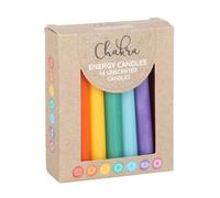Chakra Energy Candle Pack - 14 Unscented Candles For Meditation & Yoga