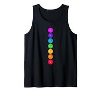 Chakra Energy Centres Rainbow Yoga Meditation 7 Chakras Tank Top