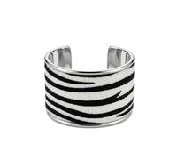 CHAKRA HEALING REIKI CHR Animal Print Open Bangle for Women Exaggerated Zebra Leopard Gold Print Wide Chunky Cuff Bracelets Fashion Personalized Wild Jewelry, M, Metal, no gemstone