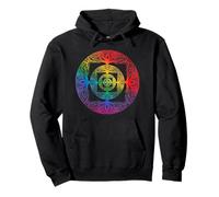 Chakra Mandalas Tree Design Mindfulness Chakra Pullover Hoodie