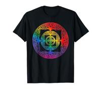 Chakra Mandalas Tree Design Mindfulness Chakra T-Shirt