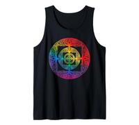 Chakra Mandalas Tree Design Mindfulness Chakra Tank Top