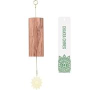 Chakra Natural Bamboo Wind Chimes, Meditation Chord Windchime Wind Bell for Zen Mindfulness Relaxation Home Decoration(Heart)