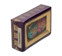 Chakra Natural Solid Perfume Jasmine for Women and Men, Handmade with Essential Oils, Vegan and Long Lasting 0.14 OZ