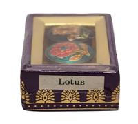 Chakra Natural Solid Perfume Lotus for Women and Men, Handmade with Essential Oils, Vegan and Long Lasting 0.14 OZ
