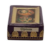 Chakra Natural Solid Perfume Opium for Women and Men, Handmade with Essential Oils, Vegan and Long Lasting 0.14 OZ
