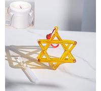 Chakra Optically Yellow Quartz Crystal Singing Merkaba Pyramid Healing Musical Instrument With Bag,5 Inch And Bag