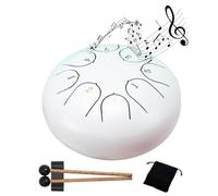 Chakra Rain Drum for Outside Garden, 8 Tone 6-Inch Steel Tongue Drum - Create a Peaceful Atmosphere with this Rain Music Maker Musical Instrument