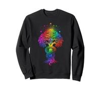 Chakra Serpent Tree Design Kundalini Energy Sweatshirt