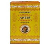 Chakra Tree Ayurvedic Amber Masala Incense Sticks Pack of 12 Pack 15gms Each Premium Quality Incense Sticks Attracts Money, Love, Growth