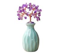 Chakra Tree of Life - Crystal Tree for Positive Energy - Feng Shui Tree | Money Tree Decorations In Vase, Good Luck and Wealth, Spiritual Items, Home Decor