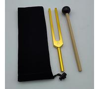 Chakra Tuning Fork Set - Tuning Plug Percussion Gift Musical Instrument with Velvet Bag, Ideal for Yoga Meditation Sound Healing (Color : RE417HZ)