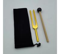Chakra Tuning Fork Set - Tuning Plug Percussion Gift Musical Instrument with Velvet Bag, Ideal for Yoga Meditation Sound Healing (Color : MI528HZ)