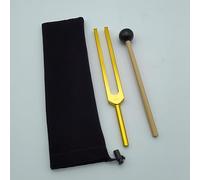 Chakra Tuning Fork Set - Tuning Plug Percussion Gift Musical Instrument with Velvet Bag, Ideal for Yoga Meditation Sound Healing (Color : F285HZ)