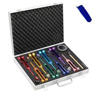 Chakra Tuning Fork Set, Upgraded Weighted Tuning Forks for Healing Chakra Set, Sound Healing Instruments Kit with Tuning Fork Activator for Chakra Healing Therapy, DNA Healing, Yoga, Meditation