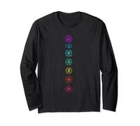 Chakras Om Anahata Sahasrara Mulsdhara Chakra Long Sleeve T-Shirt