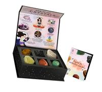 Chakras Stone And Heal Crystals Set of 6 Pieces Meditation and Mindfulness Practice