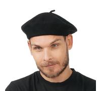Chaks - Adult Classic French Style Beret Wool Beret Painter Hat for Carnival Theme Party
