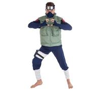 Chaks Adult Kakashi Hatake Naruto Shippuden 8-piece outfit