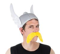 Chaks - Asterix Helm Jungen, offizielles Kostüm Accessoire für Asterix und Obelix, Gallier Stoffhelm für Karneval und Comic Con