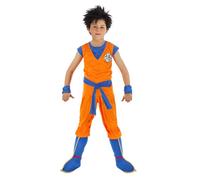 Chaks C4369140, Orange Goku Costume, 140 cm, 9-10 Years