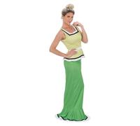 Chaks C4639S Costume de Femme Agecanonix Woman Women's, Solid, Green, S